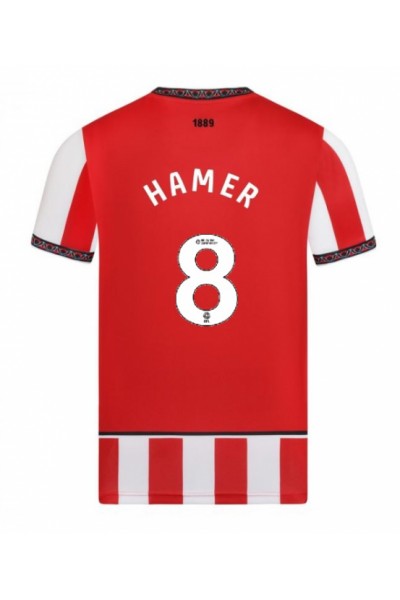 Sheffield United Gustavo Hamer #8 Jalkapallovaatteet Kotipaita 2025-26 Lyhythihainen Sheffield United Gustavo Hamer #8 Jalkapallovaatteet Kotipaita 2025-26 Lyhythihainen